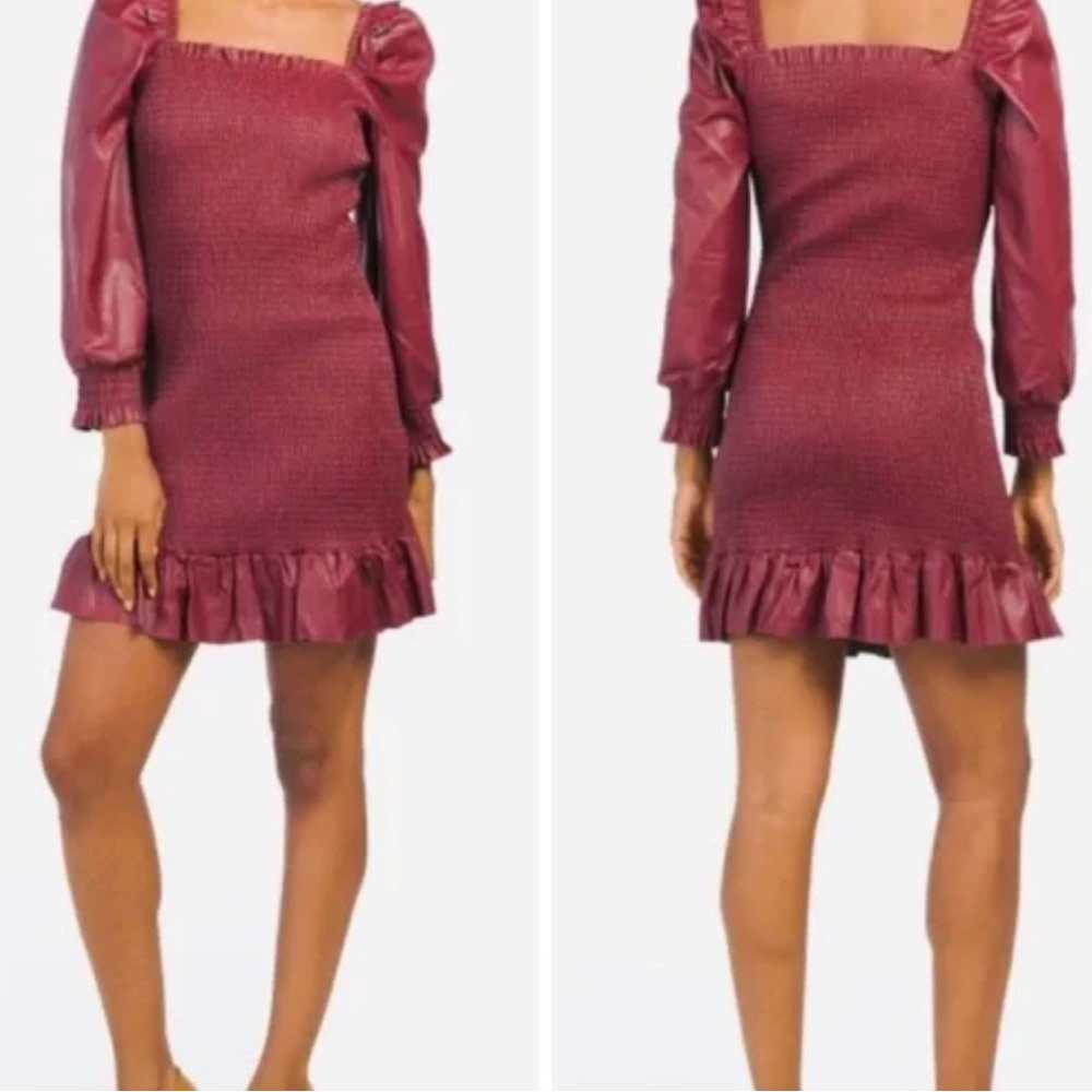 7 for all Mankind Burgundy Dress - size Large